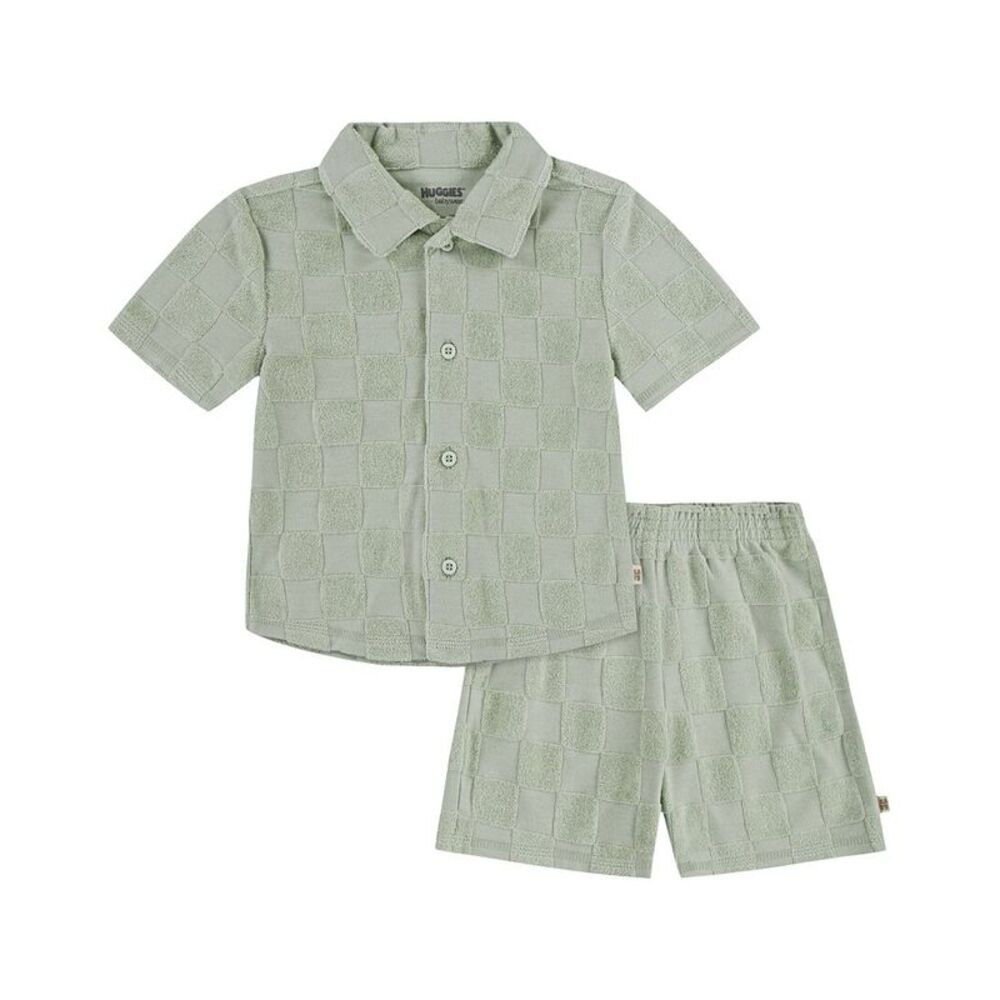 Huggies  2Pc Shirt & Short Set, Green